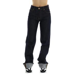 JEANS MAXI ROVESCIA BLU